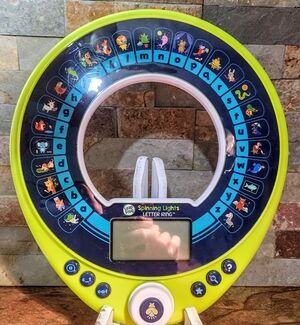Leapfrog Spinning Lights Letter Ring •Educational, 3-Levels Reading •